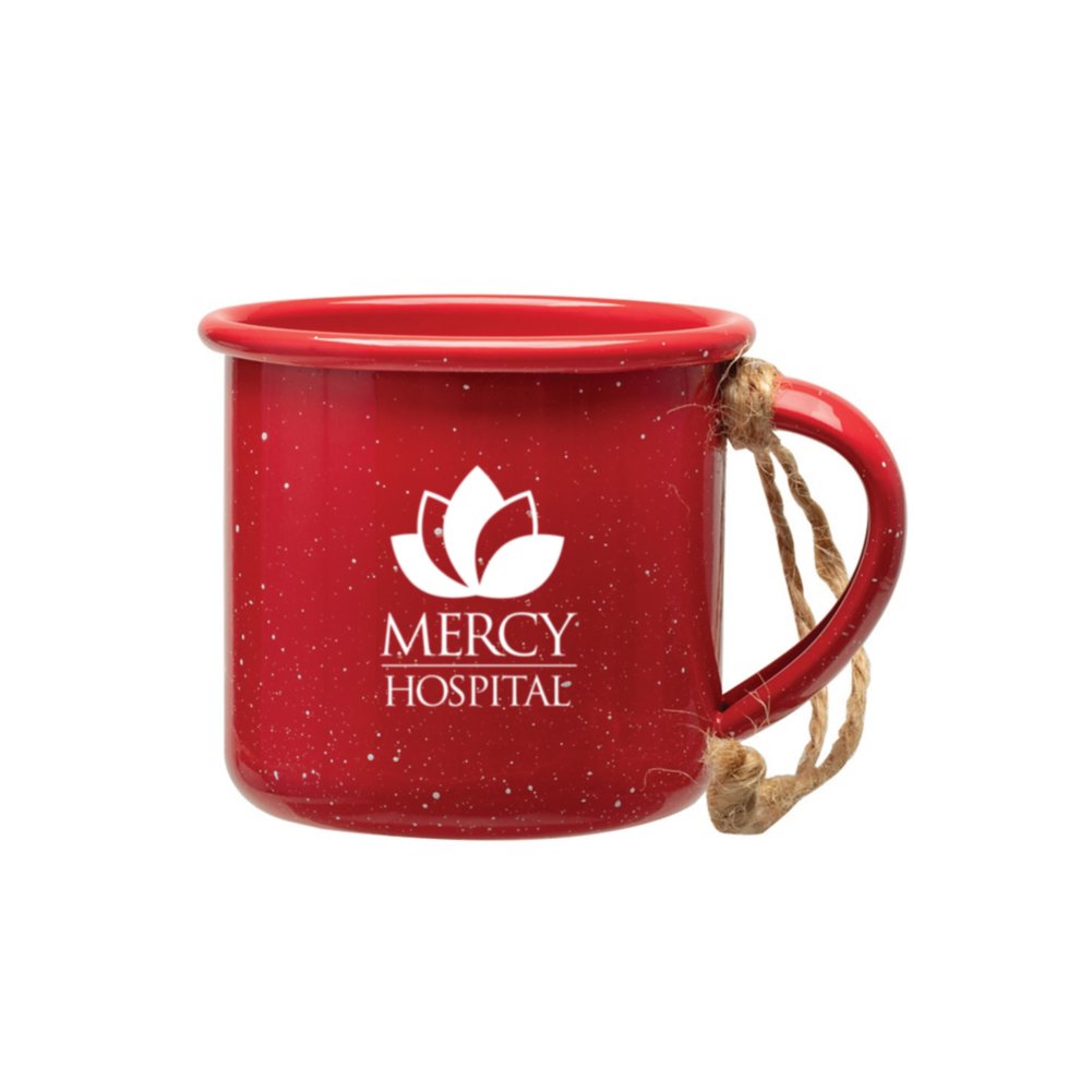 View larger image of Add Your Logo: Mini Campfire Mug Ornament